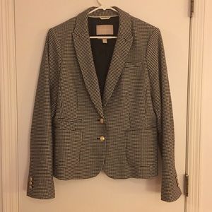 Banana Republic Houndstooth Blazer size 14