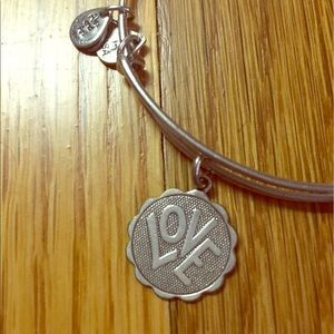 ALEX AND ANI Crazy Love Charm Bangle