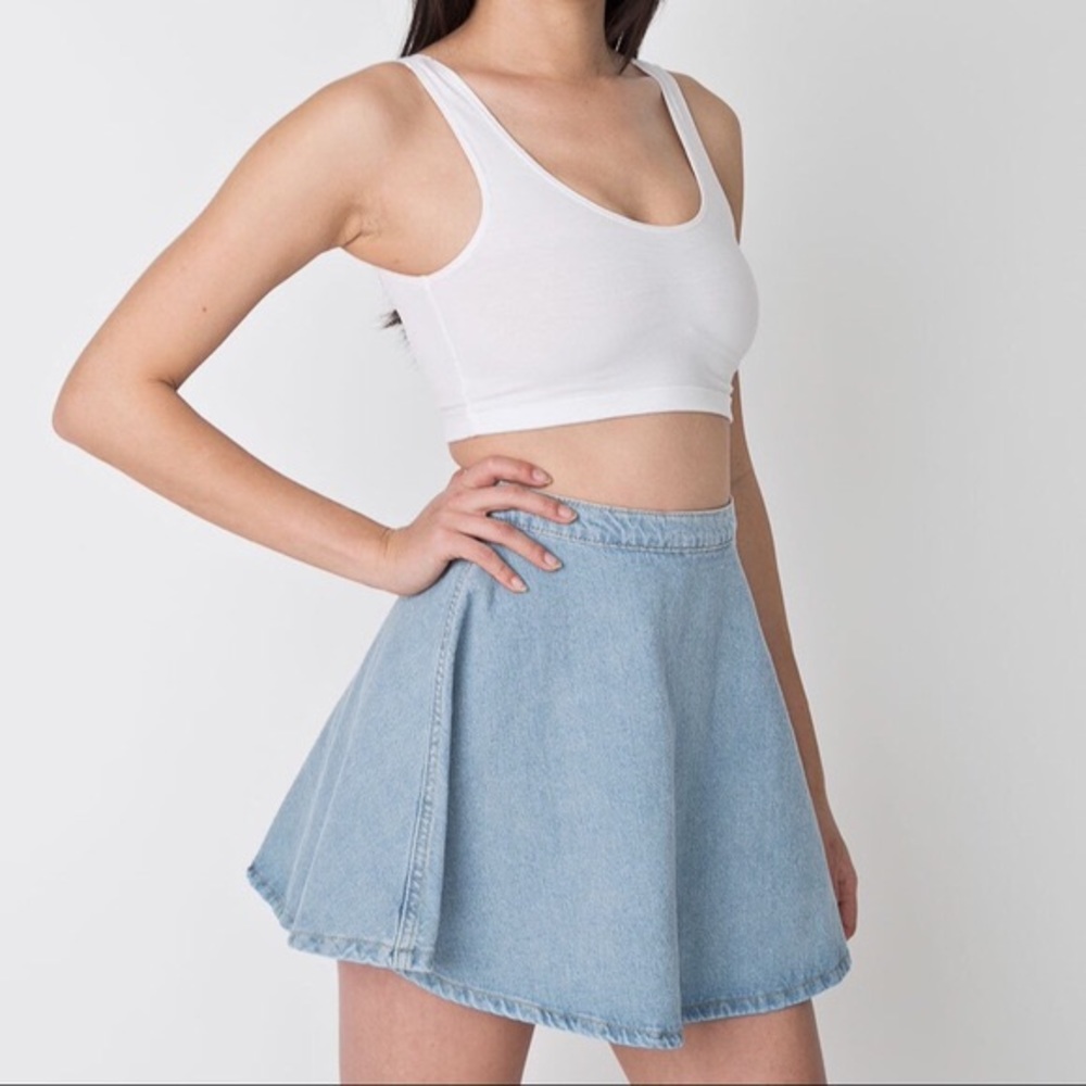 American Apparel Denim Circle Skirt