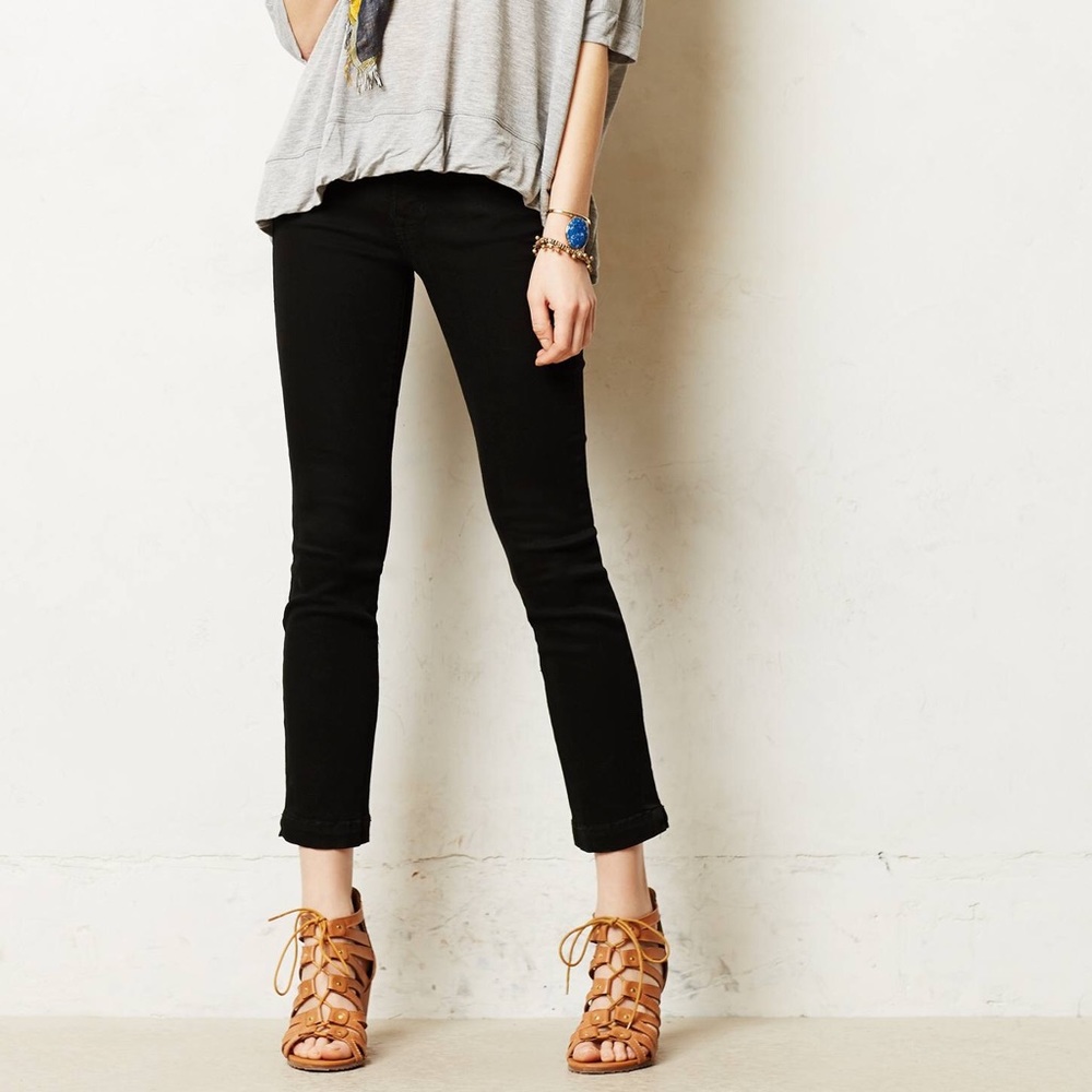 Level 99 Lily Crops in Black From Anthropologie