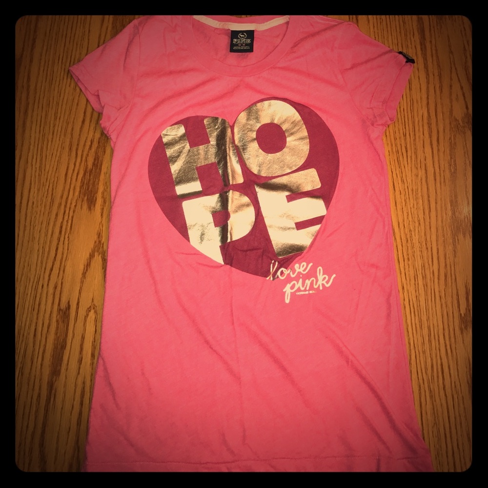 Victoria Secret VS PINK 💝 HOPE Graphic T-Shirt