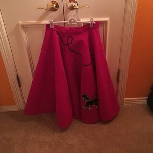 Pink Poodle Skirt