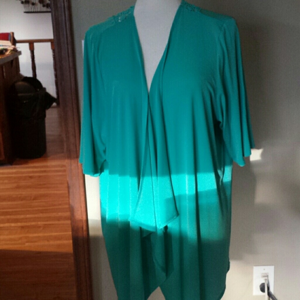 Susan Graver open front cardigan
