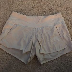 Lulu lemon white shorts!!