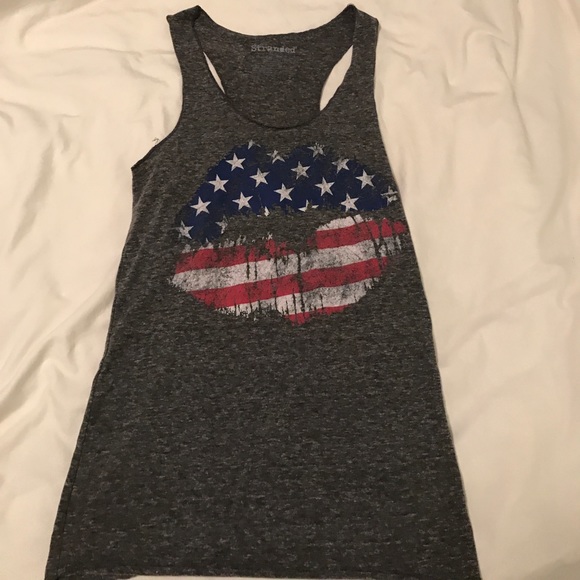 Women's Stranded Brand Set of 2 Patriotic Tanks - Picture 4 of 5