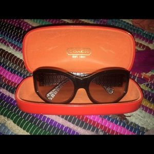 Coach sunglasses & case