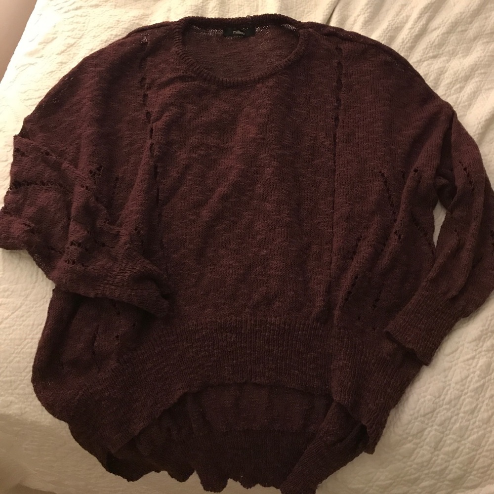 Purple Millau oversized Sweater