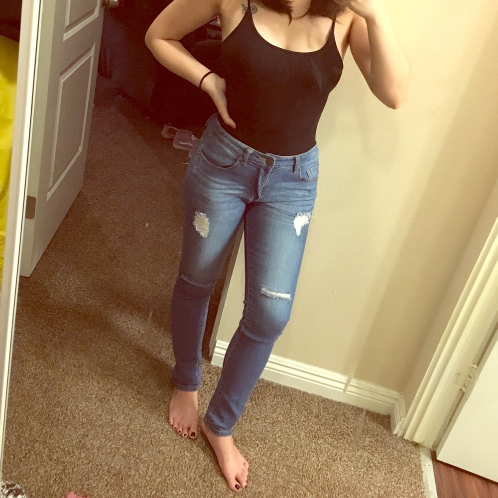 Topshop MOTO ripped jeans