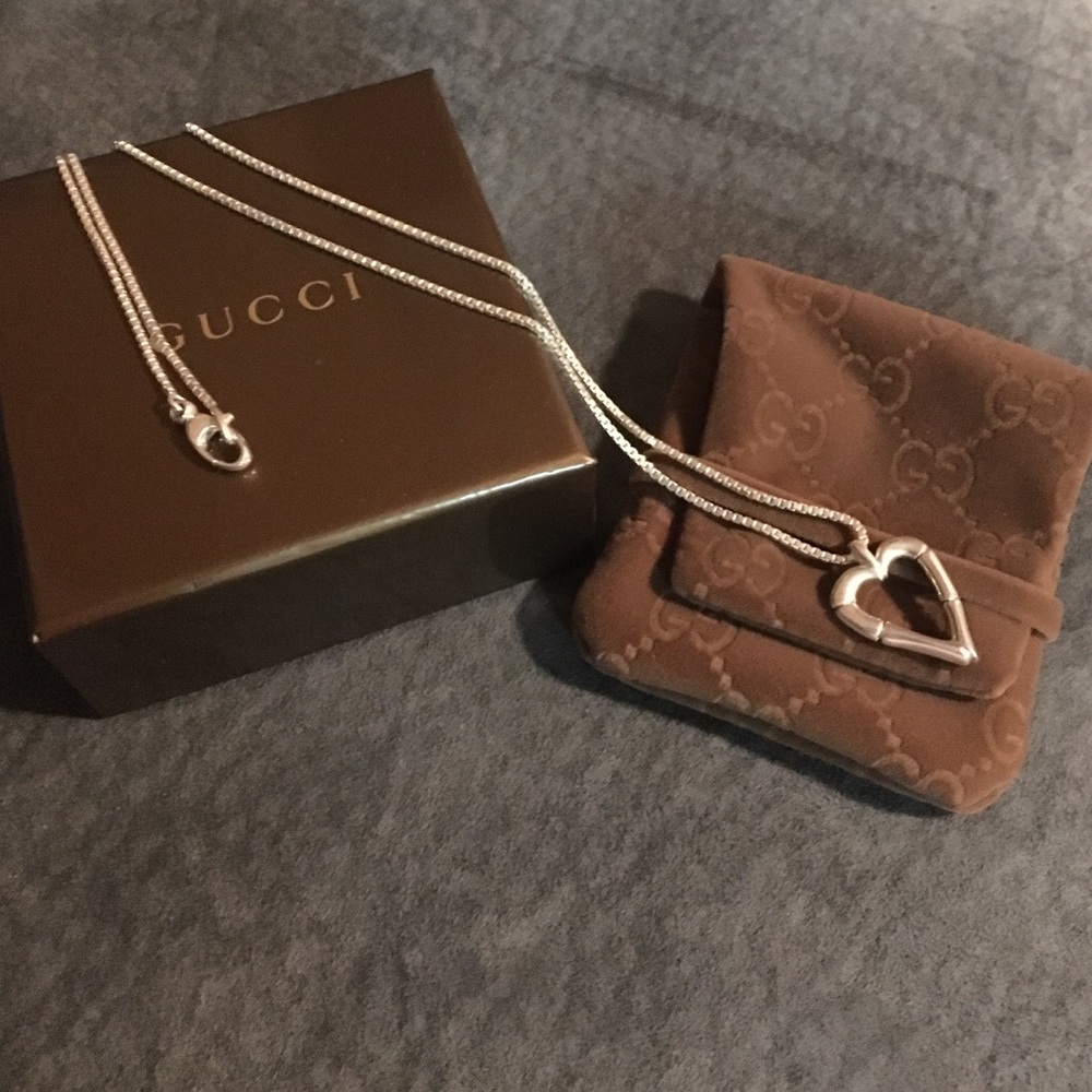 Gucci heart necklace