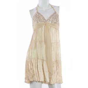 BCBG MAXAZRIA Gold Blend KneeLength Cocktail Dress