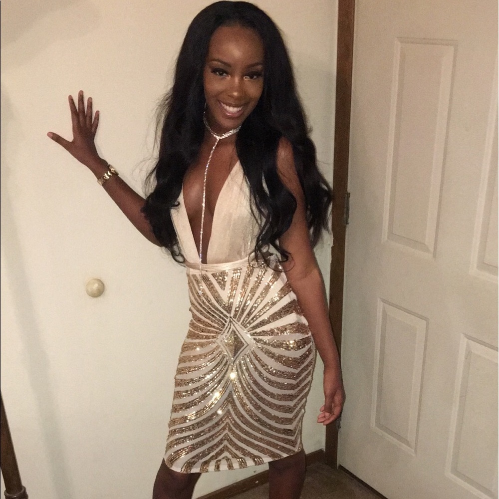 2 piece gold set