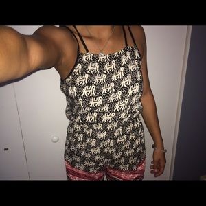 Cute Elephant Romper