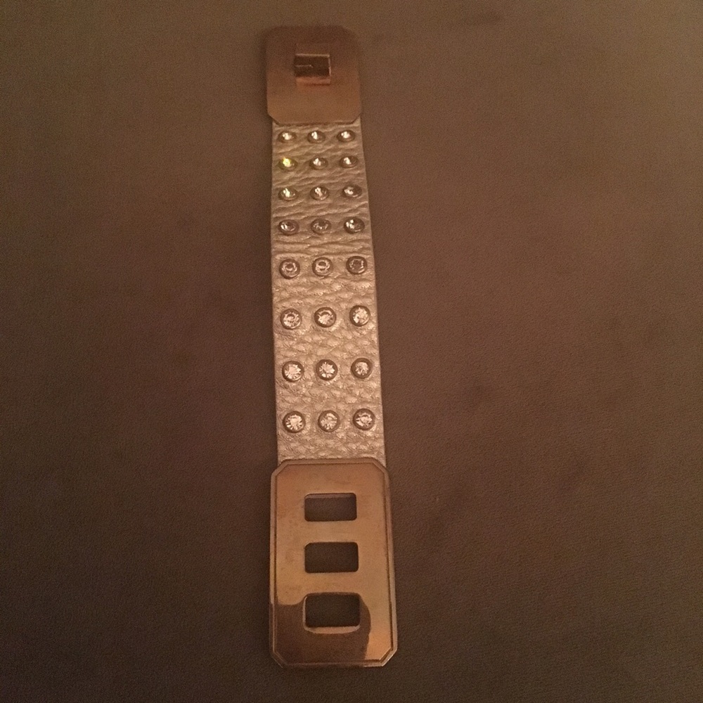 Sparkle Distressed Cuff Bracelet