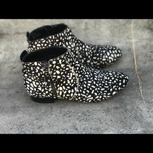 Black and white Rockin' Booties