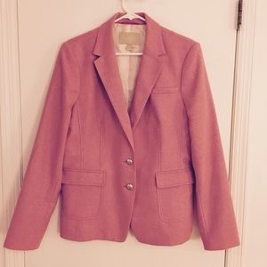 Banana Republic Hacking Jacket Herringbone Pink 14
