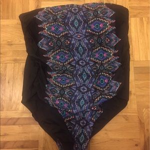 One piece Tube top bathing suit 👙