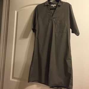 Uniqlo dress! Forest green. Mid length!