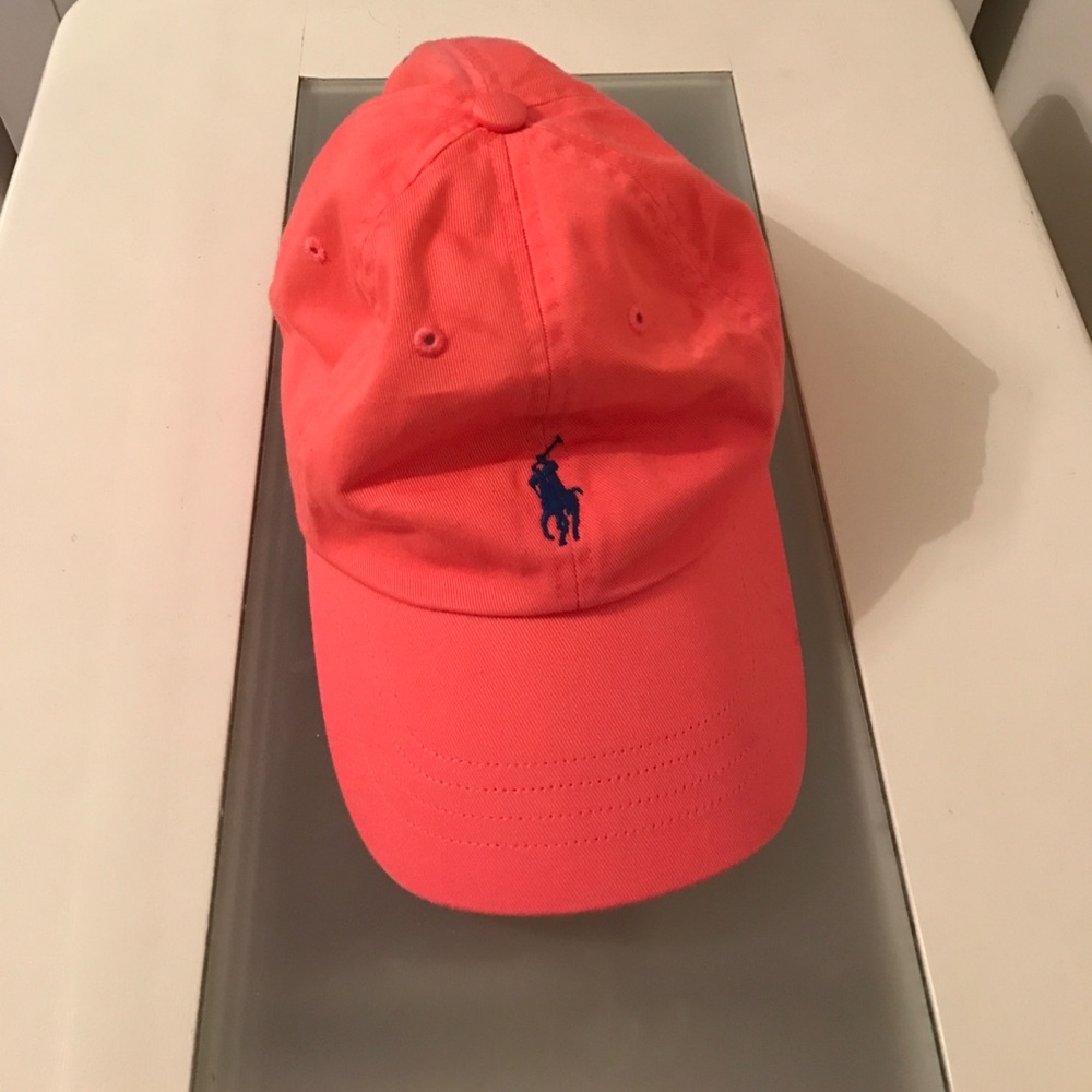 Pink Ralph Lauren Polo hat