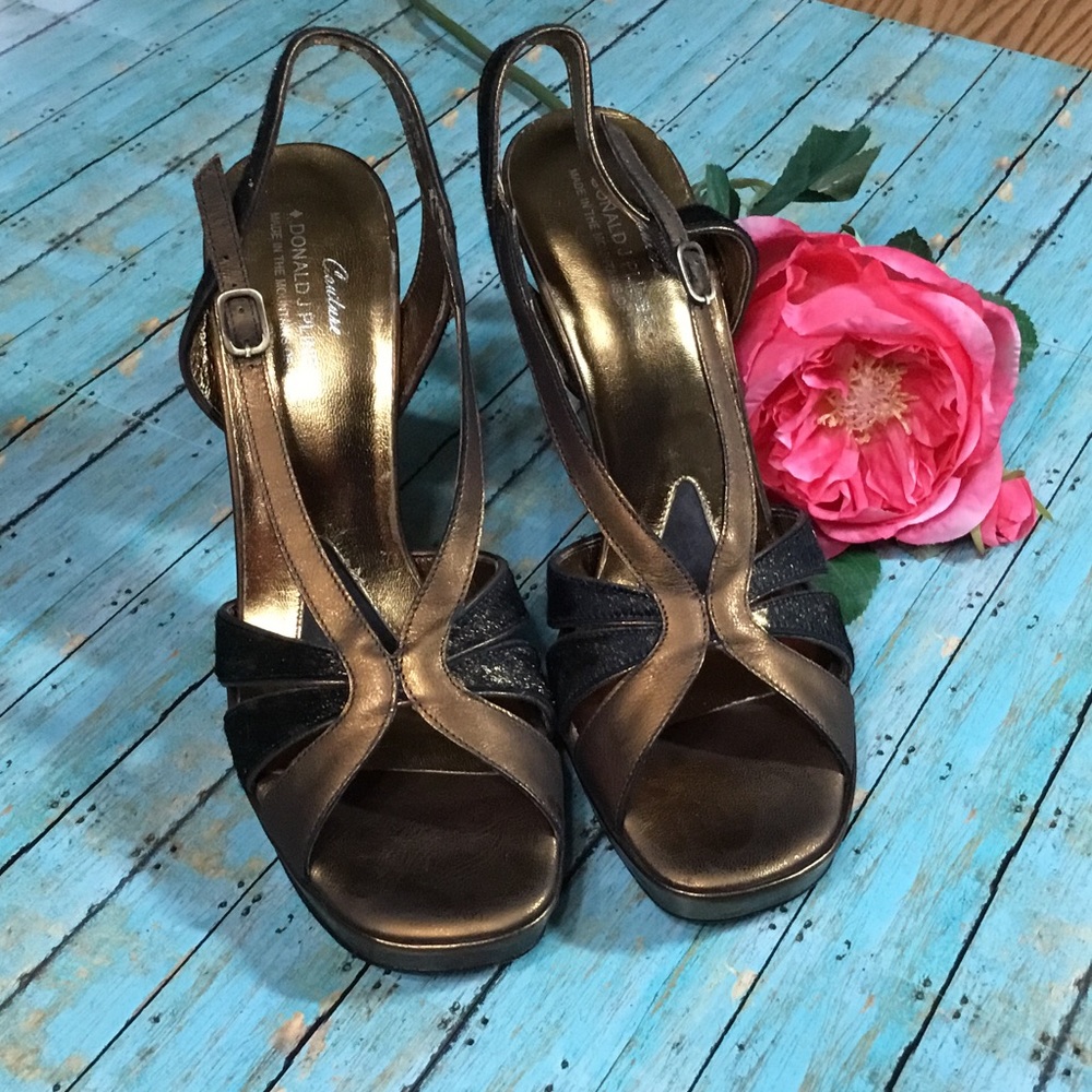 Bronze Colored Donald J Pliner Couture Shoes