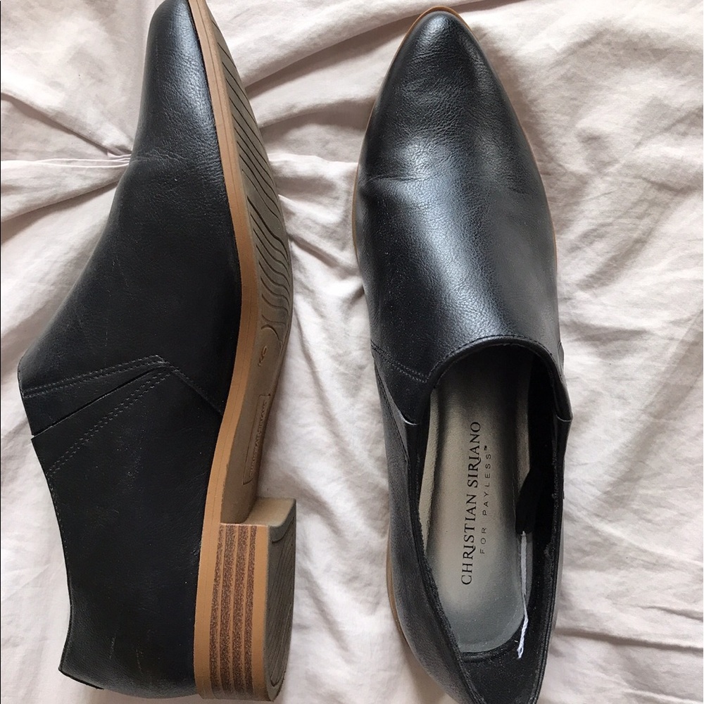 Black ankle boots