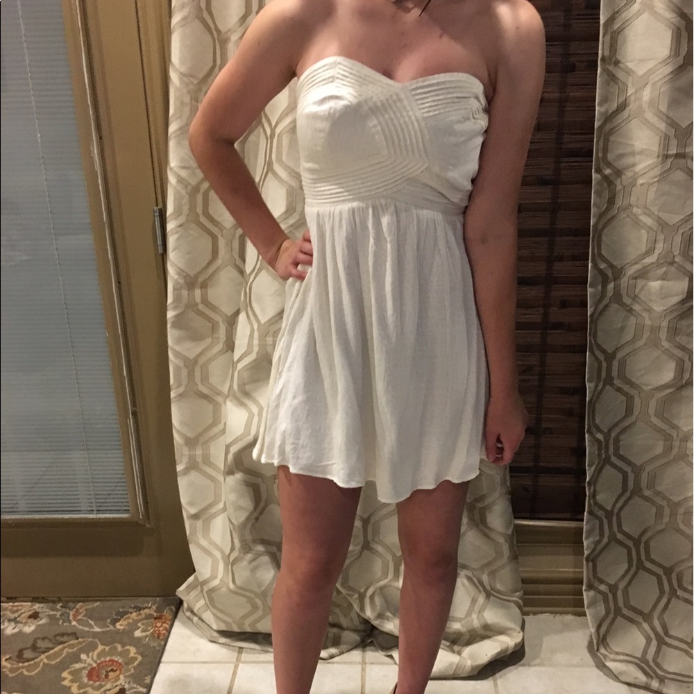 UO Kimchi Blue dress small urban outfitters ivory