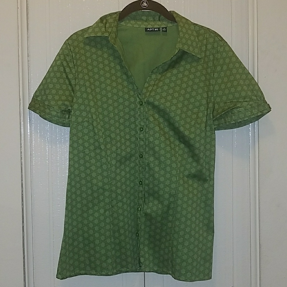 Green Button Down Shirt
