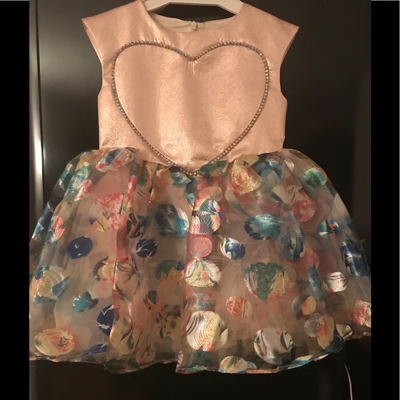 Rhinestone Heart Dress