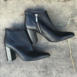 Zara pointed toe booties