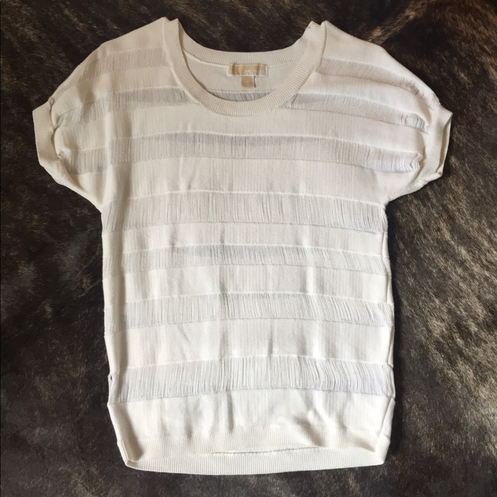 Michael Kors White Knit Top
