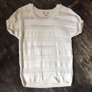 Michael Kors White Knit Top