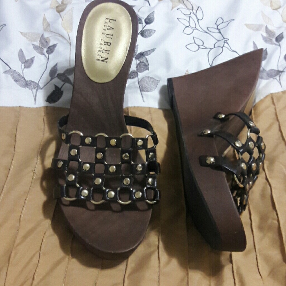Lauren Ralph Lauren Wedge Sandal - Picture 2 of 3