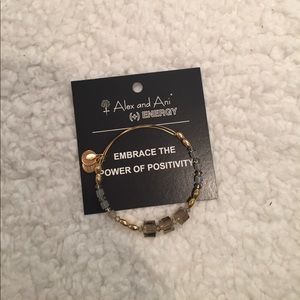 Alex and Ani Beaded Bangle w/ Swarovski Crystals
