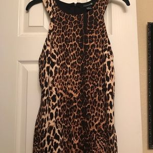 Leopard dress from Forever 21. Size M
