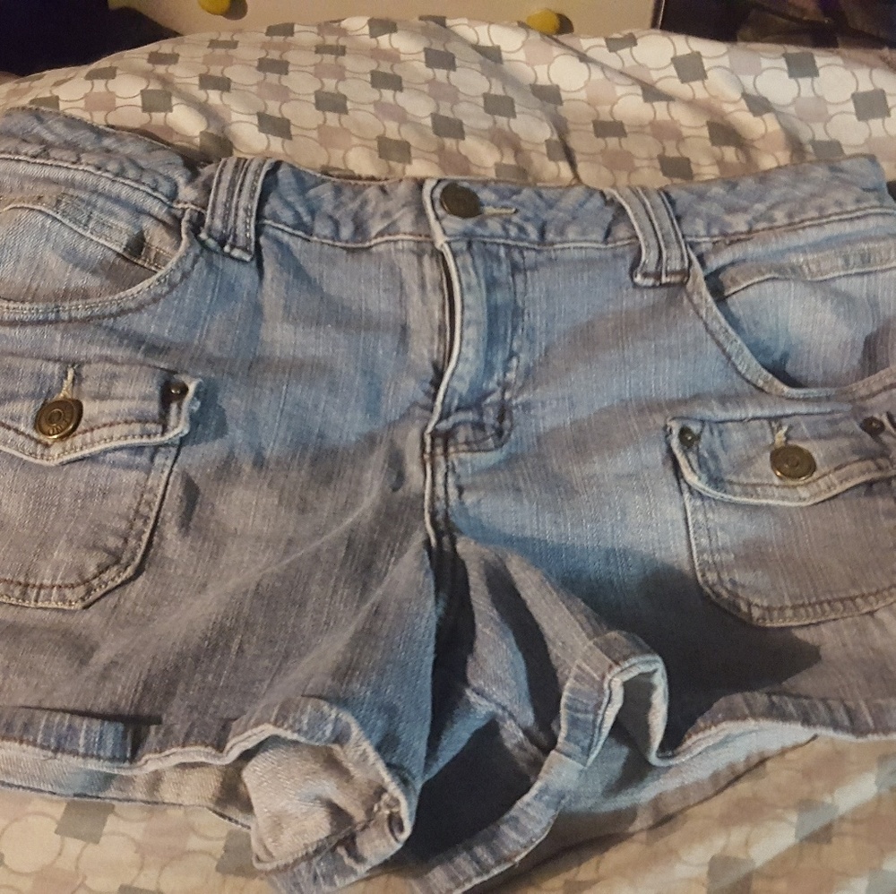 Blue jorts