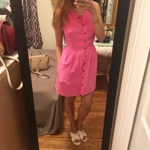 Madewell skater dress - Neon Pink