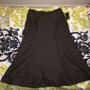 📍🆕NYCC CO. A-line skirt Brown Denim size12