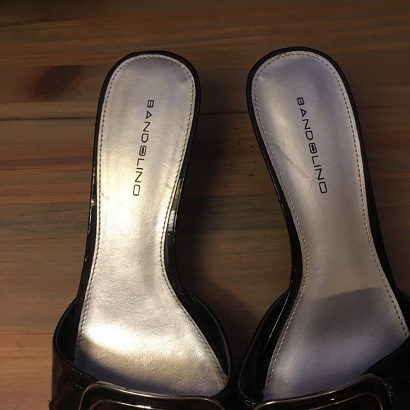 Black Bandolino buckled chunky heel - Picture 5 of 8