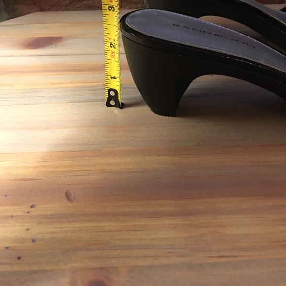 Black Bandolino buckled chunky heel - Picture 6 of 8