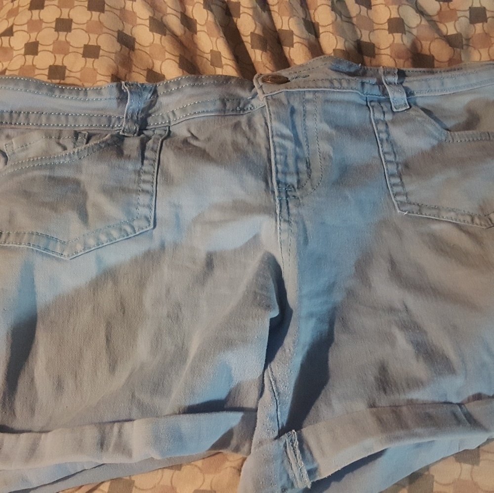 Light blue jorts