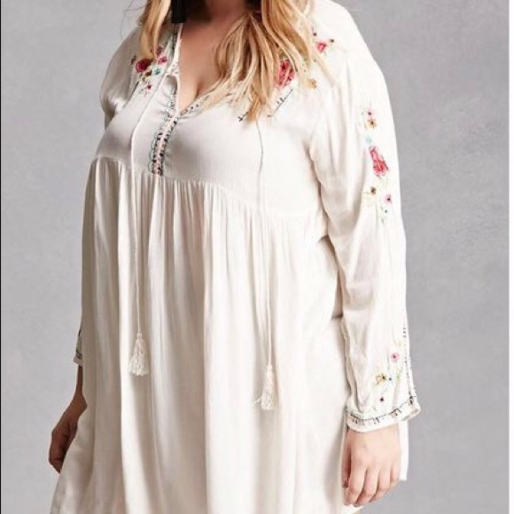 Forever 21 Plus Size Velzera Floral Dress