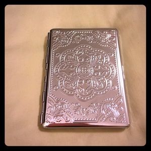 Silver credit card holder