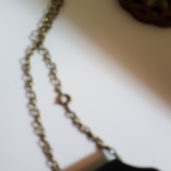 Flower Power Walnut Handcrafted Necklace - Picture 3 of 3