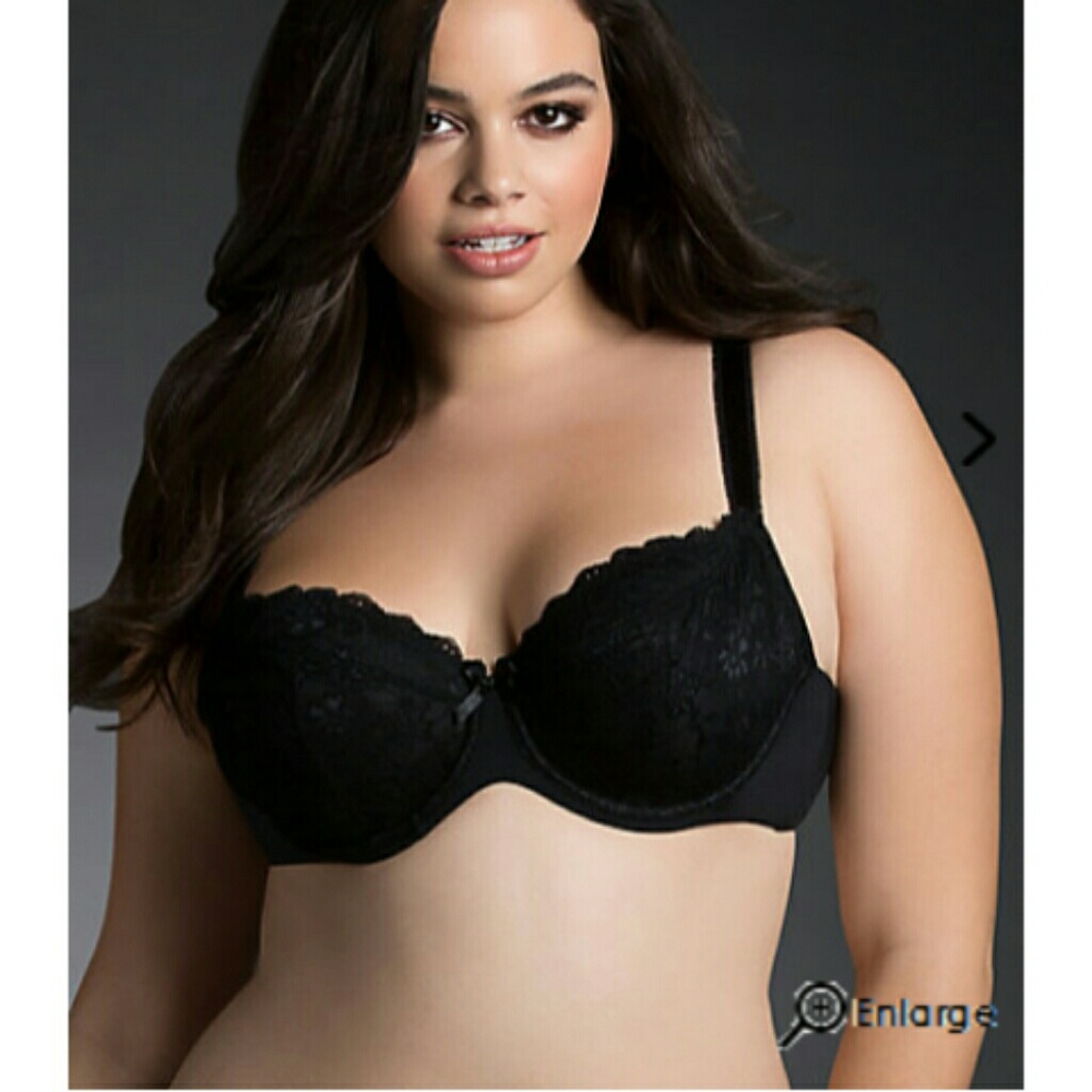 Torrid unlined lace demi bra size 40d nwt