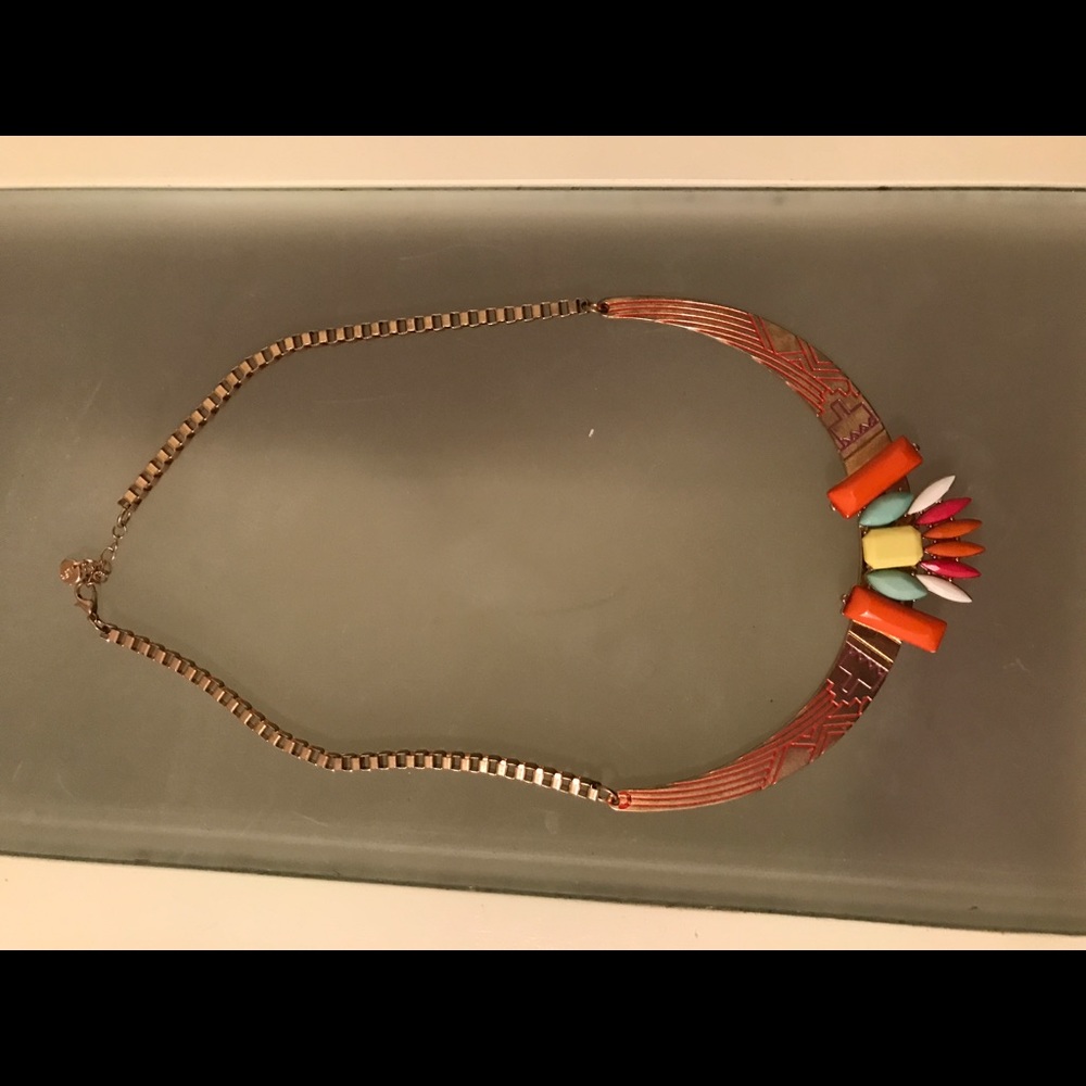 Tribal statement necklace