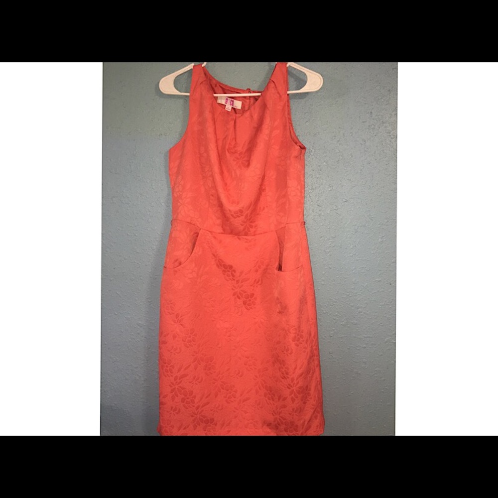 9&CO Coral Peach Dress USED