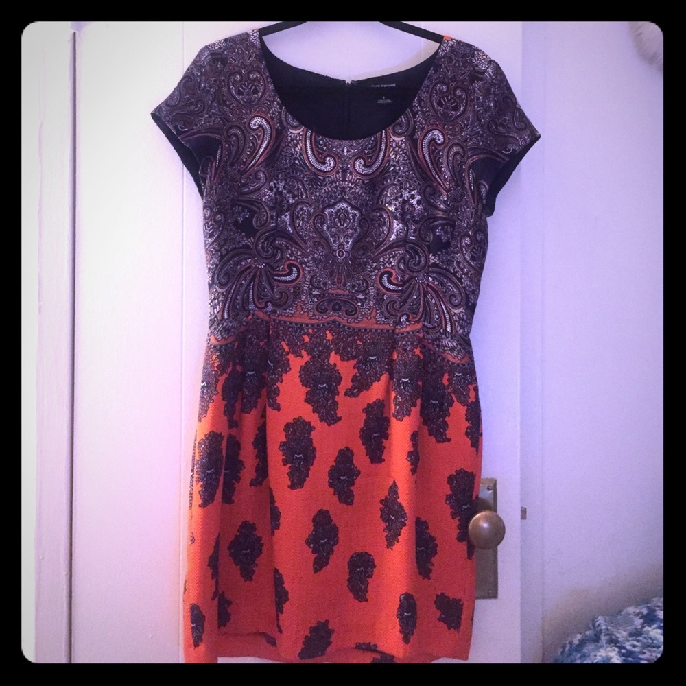 Club Monaco Silk/wool scoop neck dress