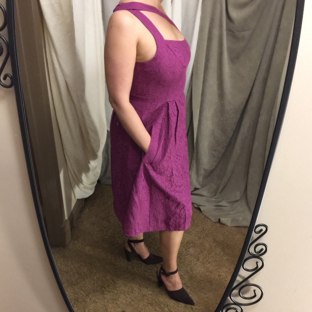 Nanette Lenore dress with unique straps. - Picture 3 of 5