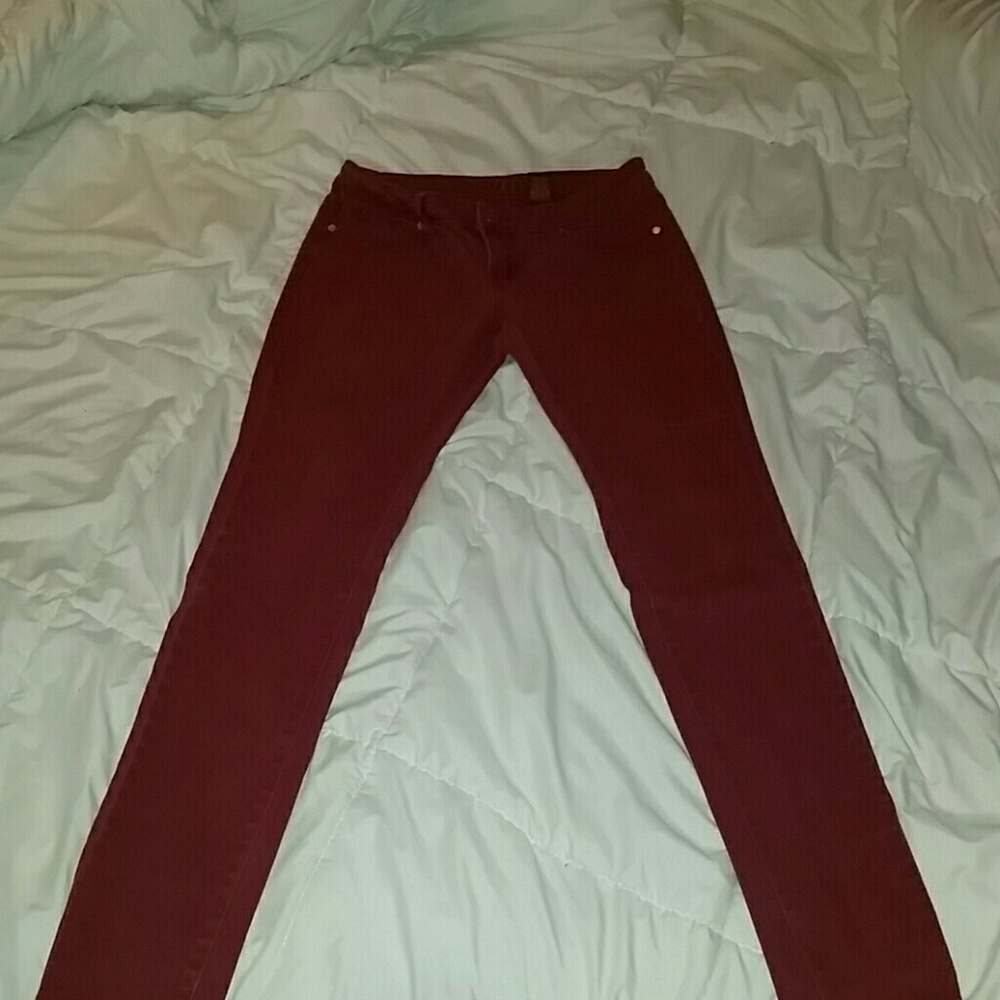 Maroon colored V.I.P Jeans