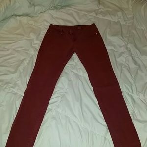 Maroon colored V.I.P Jeans