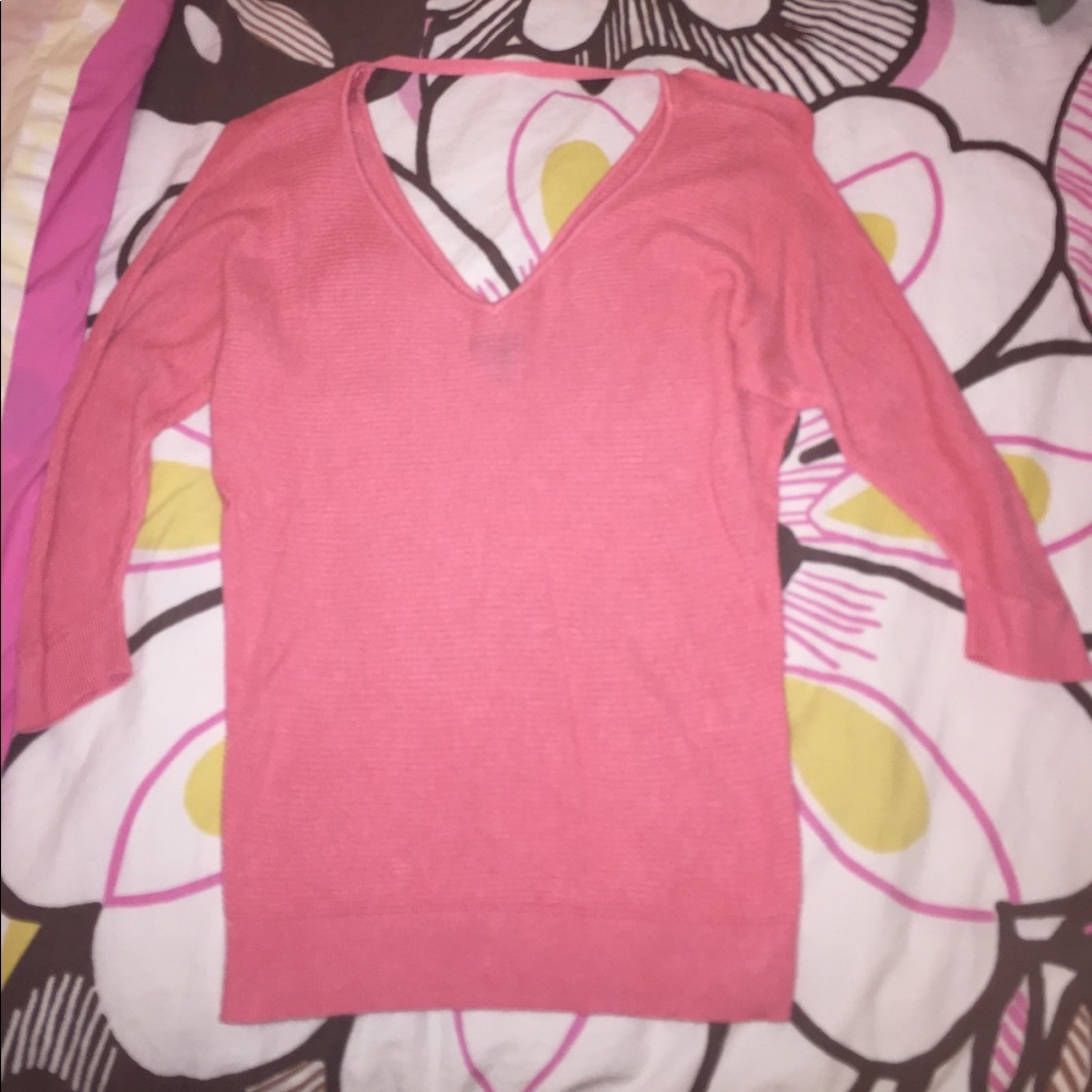 Express pink sweater